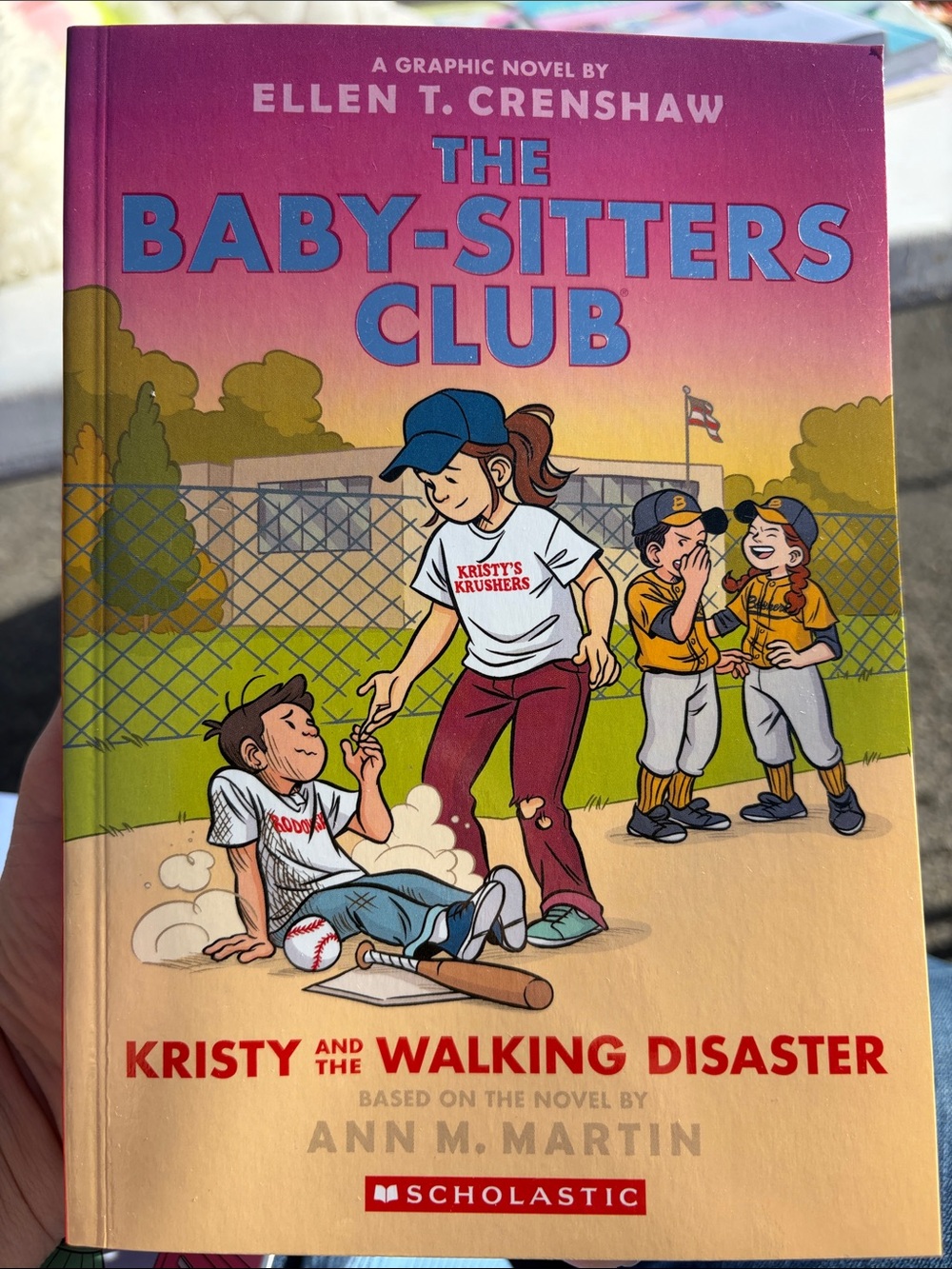 🔥 2/$25 - Book #16 - The Baby-Sitters Club - Kristy and the Walking Disaster